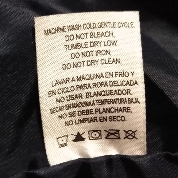 Roebuck & Co, Hooded Puffer Jacket, SIZE: M/M 10/12, blue + black - Picture 6 of 11